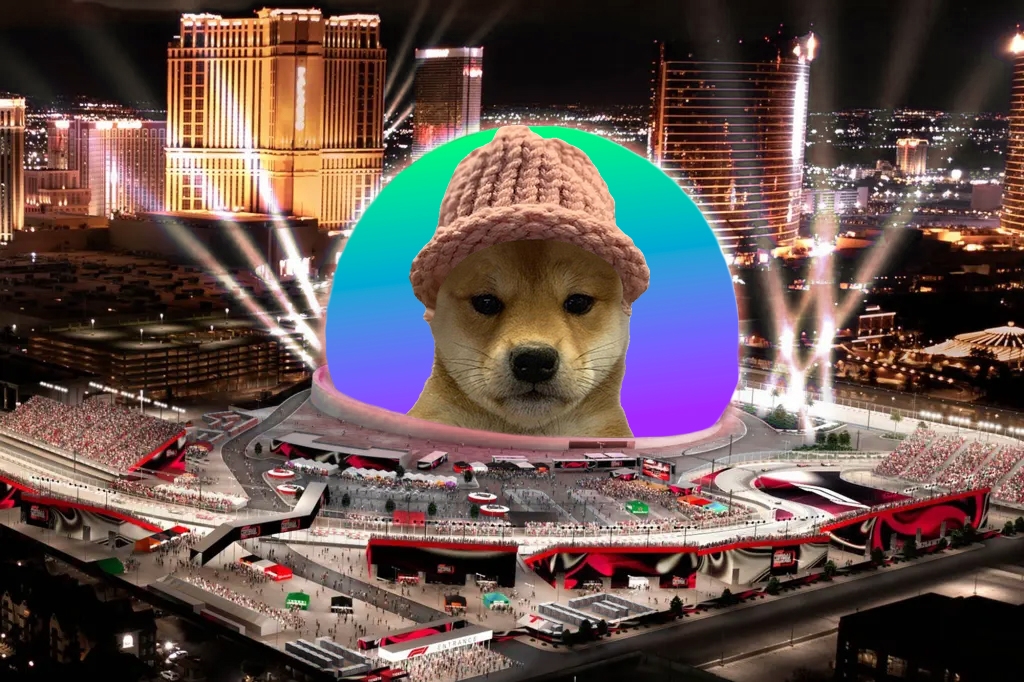 Vegas sphere with hat